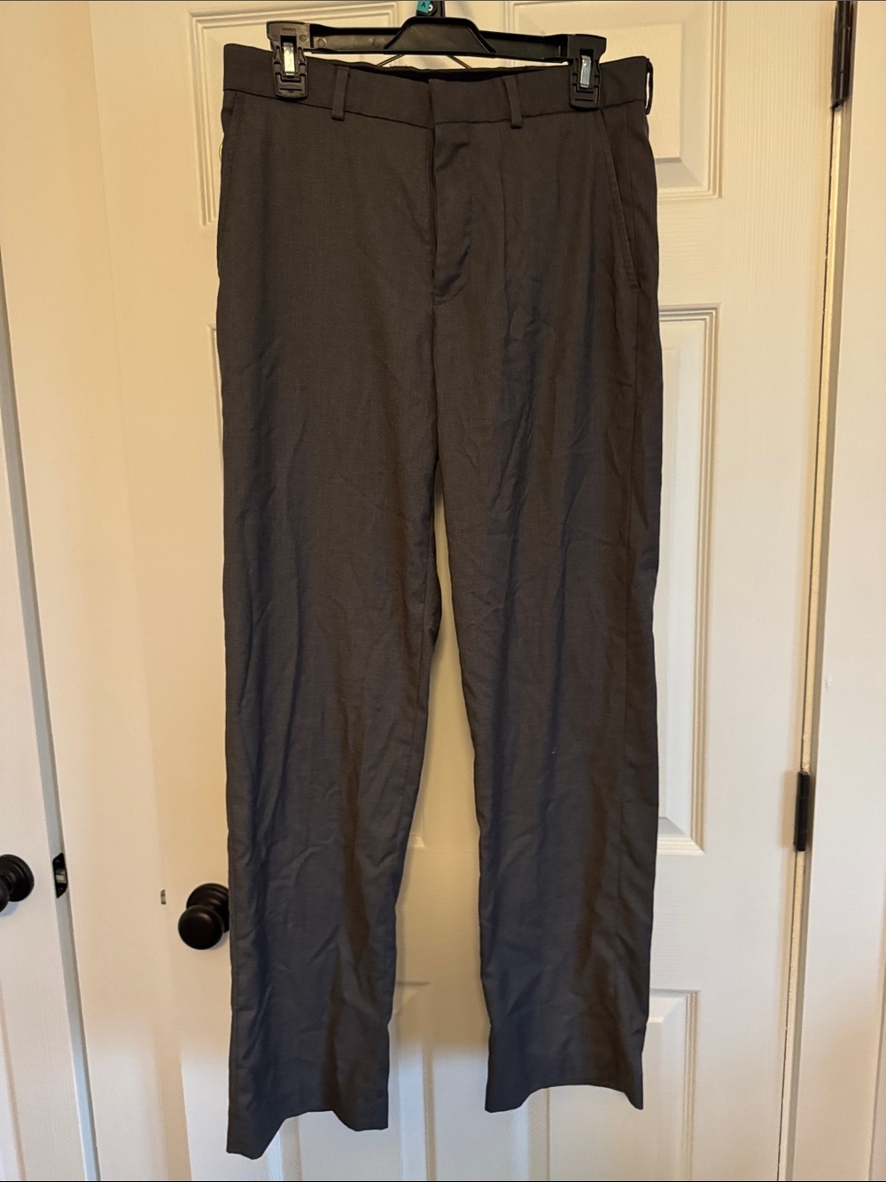 Dockers Men's Signature Performance Dark Gray Dress Pants 30x32 - Picture 8 of 15